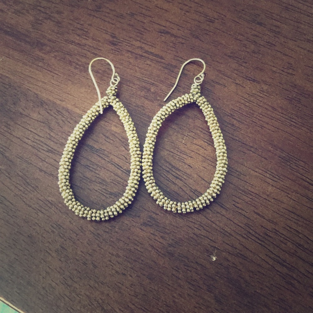 Good hand beaded earrings